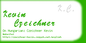 kevin czeichner business card